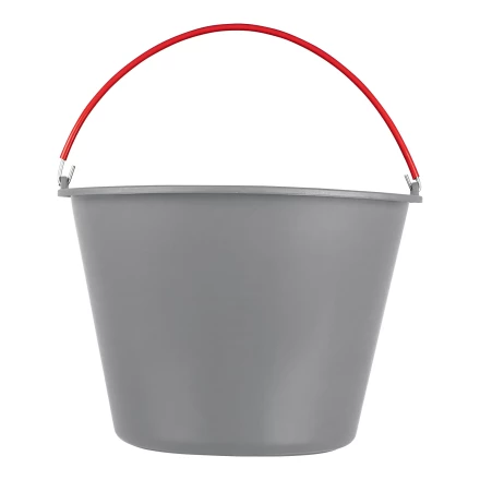 Ведро строительное пластмассовое Matrix 12 л, ударопрочное, обрезиненная ручка, 81462 купить в Челябинске