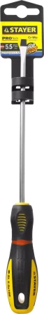 Отвертка STAYER &quot;PROFI&quot; &quot;PROTech&quot;, двухкомп рукоятка, намагниченная, Cr-Mo, SL5,5x150мм 25131-05-15_z02 купить в Челябинске