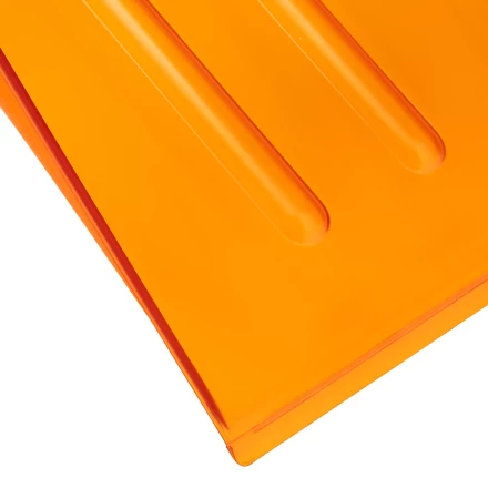 Лопата для уборки снега поликарбонат Сибртех, 465х410х1390 мм, стальной черенок, усиленная 61655 купить в Челябинске