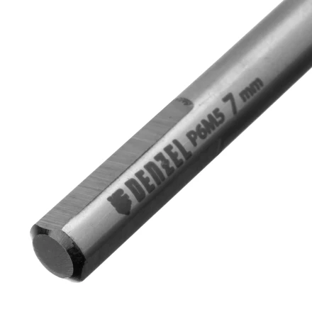 Сверло спиральное по металлу Denzel 7,0 x 109мм, Р6М5, Golden Tip, многогранная заточка 718280 купить в Челябинске