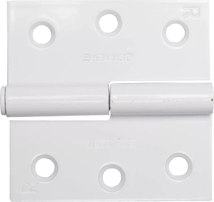 Петля дверная STAYER &quot;MASTER&quot; разъемная, цвет белый, правая, 75мм 37613-75-2R купить в Челябинске