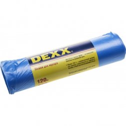 Мешки для мусора DEXX, голубые 120л, 10шт 39150-120