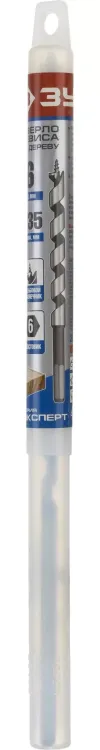 ЗУБР. Сверло по дереву, спираль Левиса, HEX хвостовик, 6х235мм 2948-235-06_z01 купить в Челябинске