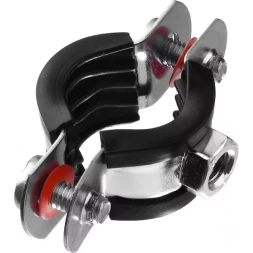 Хомут трубный с гайкой, оцинкованный, 1/2", 10шт, ЗУБР Мастер 37850-20-24 37850-20-24