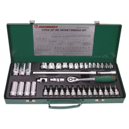 Набор головок торцевых 3/8&quot;DR 6-24мм 41предметов S04Н3141S Jonnesway 47203 купить в Челябинске