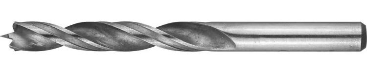 Сверло по дереву, двухленточное, спиральное, KRAFTOOL 29400-110-07, d=7x110мм 29400-110-07 купить в Челябинске