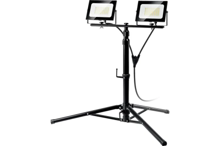 ЗУБР ПСК 50х2, 2 х 50 Вт, 6500 К, IP 65, 1.6 м, светодиодные прожекторы на штативе, Профессионал (57145-2-50) купить в Челябинске