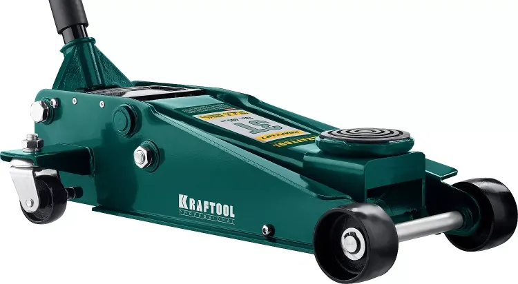 Домкрат гидравлический подкатной "Kraft-Lift", 3т, 133-465 мм, KRAFTOOL 43450-3 43450-3 купить в Челябинске