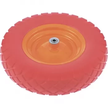 Колесо полиуретановое 4.80/4-8 длина оси 90мм подшипник 20мм Palisad 68977 купить в Челябинске