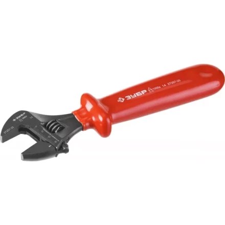 Ключ разводной ЗУБР &quot;ЭКСПЕРТ&quot; &quot;ЭЛЕКТРИК&quot;, сталь 40Х, покрытие Н12Х1, высоковольтный до ~1000В, 30мм, 250мм / 10&quot; 27257-25_z01 купить в Челябинске