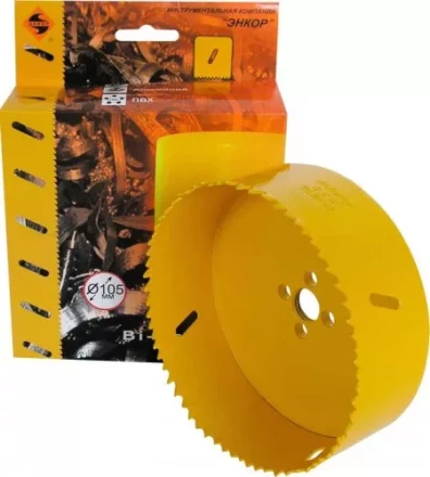 Коронка Bi-Metal Ф105 мм М42 Энкор 24405 купить в Челябинске