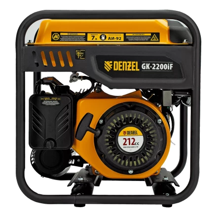 Генератор инверторный DENZEL GK-2200iF, 2,2 кВт, 230 В, ручной старт купить в Челябинске