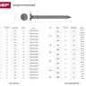 Гвозди ЗУБР "МАСТЕР" строительные ГОСТ 4028-63, 2.5х50мм, 5кг 305010-25-050 купить в Челябинске