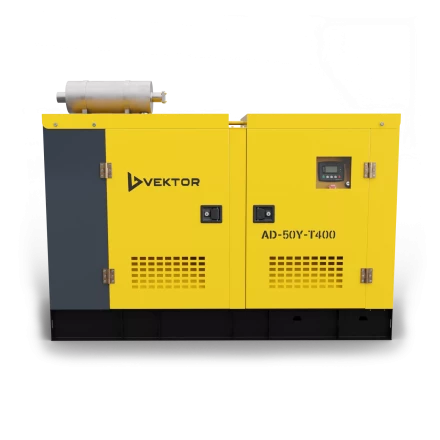Дизельный генератор Vektor AD-50Y-T400 в шумозащитном кожухе купить в Челябинске