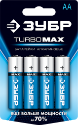 Батарейки TURBO MAX алкалиновые AA 15В серия Без серии