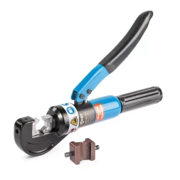 Пресс гидравлический ручной КВТ ПГР-70БР для опрессовки наконечников до 70 мм и резки болтов до 12 мм (91807)