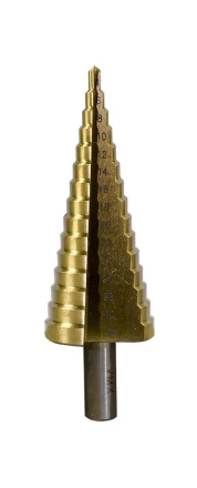 Сверло для металла ступенчатое 4-32мм 15 ступ шаг 2 ход 5 VMX 511632 купить в Челябинске
