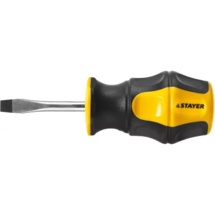 Отвертка STAYER &quot;MASTER&quot; &quot;HERCULES&quot;, Сr-V, противоскользящая рукоятка, SL5,0x38мм 25051-38-5.0_z01 купить в Челябинске