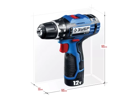 Дрель-шуруповерт 2 АКБ DL-12 A5 серия ПРОФЕССИОНАЛ купить в Челябинске