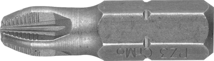 ЗУБР 2 шт, PZ3, 25 мм, кованые биты (26003-3-25-2) купить в Челябинске
