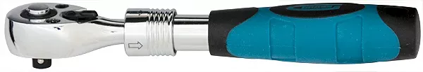 Ключ телескопический трещоточный 3/8" 215-315 мм CrV хромир. 2-х комп. рукоятка  Gross 14072 купить в Челябинске