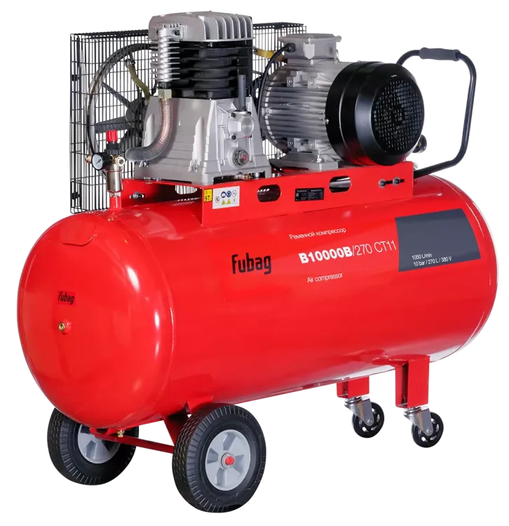 Компрессор масляный поршневой ременной Fubag  B10000B/270 СТ11  купить в Челябинске