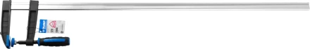 Струбцина ЗУБР &quot;ПРОФЕССИОНАЛ&quot;, тип &quot;F&quot;, двухкомпонентная ручка, стальная закаленная рейка, 120х1000мм 32155-120-1000 купить в Челябинске