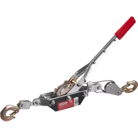 Лебедка ручная рычажная MIRAX, тросовая, 1,5т, 1,8м 43130-1.5 купить в Челябинске