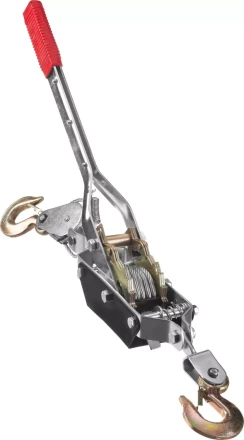 Лебедка ручная рычажная MIRAX, тросовая, 1,5т, 1,8м 43130-1.5 купить в Челябинске
