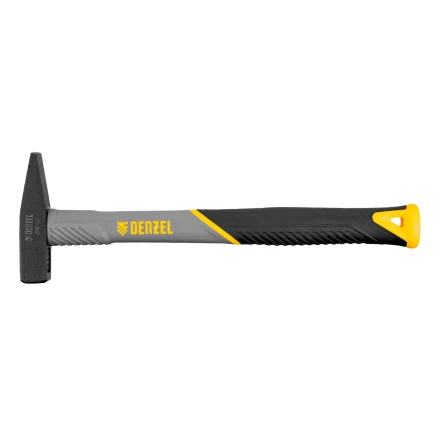 Молоток слесарный, 200 г Denzel, кованый, фибергласовая рукоятка c TPR покрытием 10482 купить в Челябинске