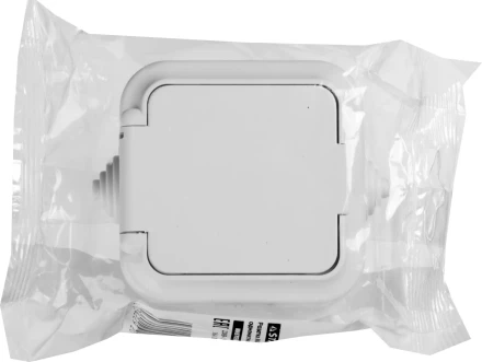 Розетка STAYER &quot;MASTER&quot; &quot;MAXIMA&quot; одноместная, с защитной крышкой, IP54, 10А, 220В 54305-W купить в Челябинске