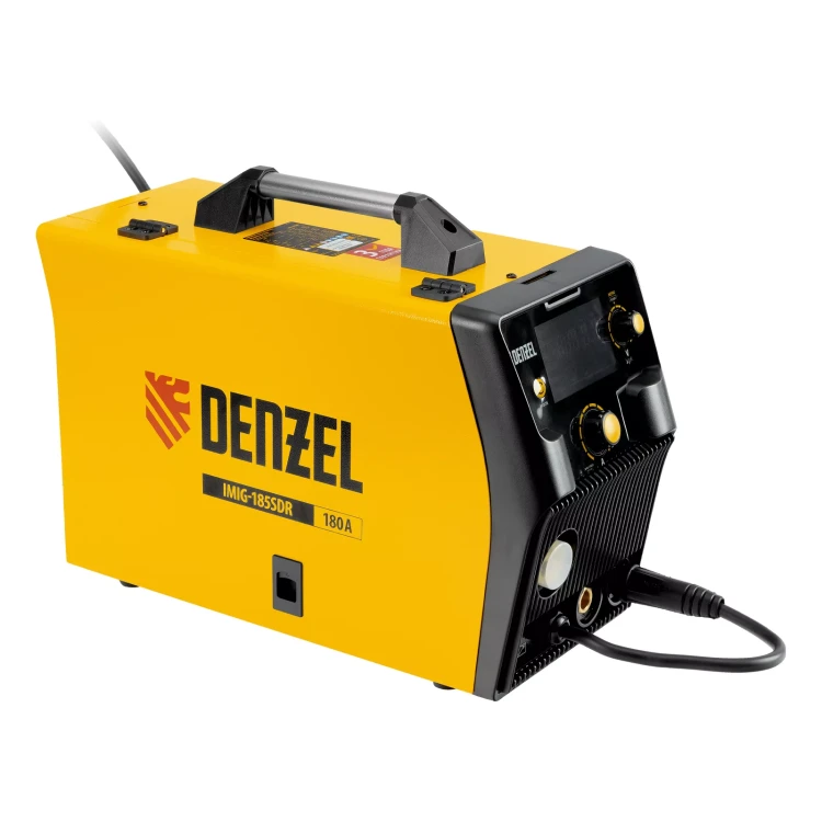Аппарат инвертор. полуавтомат. cварки Denzel IMIG-185SDR 94363, 180 А, ПВ 60%, катушка 5 кг купить в Челябинске