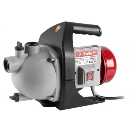 Насос ЗУБР поверхностный, 60л/мин, напор 44м, 1100Вт ЗНС-1100 купить в Челябинске