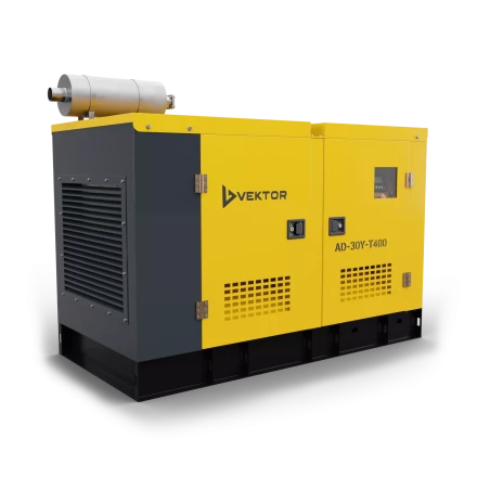 Дизельный генератор Vektor AD-30Y-T400 в шумозащитном кожухе с АВР купить в Челябинске