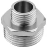 Бочонок ЗУБР "ЭКСПЕРТ" переходной, никелированная латунь, 1/2"-3/4" 51241-1/2-3/4 купить в Челябинске