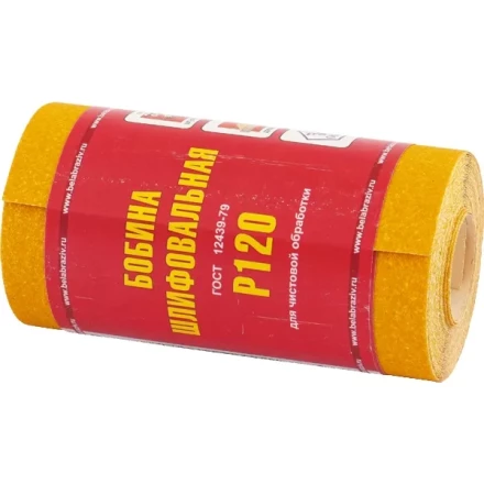 Шкурка на бумажной основе LP41C зернистость 16Н (Р80) мини-рулон 100мм х 5м Россия 75647 купить в Челябинске