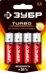 Батарейки TURBO алкалиновые AA 15В серия Без серии