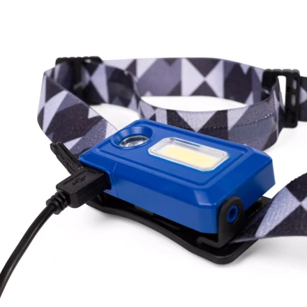 Фонарик налобный светодиодный со встроенным аккумулятором КВТ HL-6570 (82069) купить в Челябинске