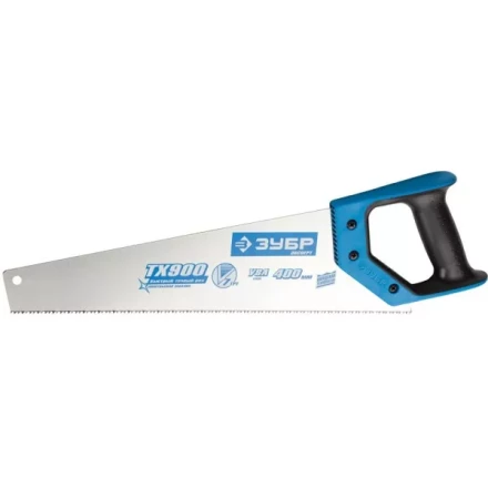 Ножовка по дереву (пила) ЗУБР ЛЕВША-6 500 мм, 6TPI, прямой зуб, быстрый рез поперек волокон, для крупных и средних заготовок, закалка, 2K рукоятка 15230-50 купить в Челябинске