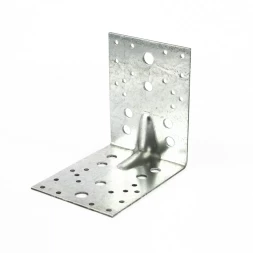 Крепежный уголок усиленный 2,5мм KUU 130x130x100 мм Россия Сибртех 464137