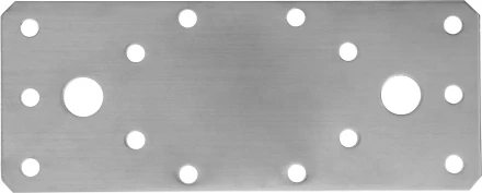 ЗУБР НКП-2.0, 140 x 55 x 2 мм, нержавеющая крепежная пластина, Профессионал (310636-140) купить в Челябинске