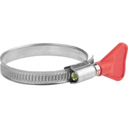 Хомуты ЗУБР "ЭКСПЕРТ" "Бабочка", нерж. сталь, накатная лента 9 мм, 40-60 мм, 2 шт 37835-40-60