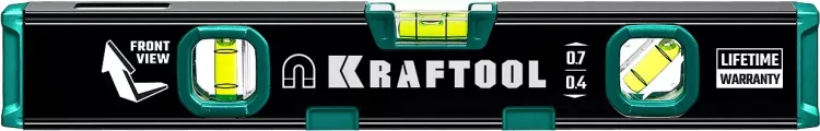 Профессиональный магнитный уровень с зеркальным глазком KRAFTOOL 34784 купить в Челябинске