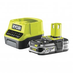 Ryobi ONE Li-Ion аккумулятор 2.5Aч  зарядное устройство RC18120, RC18120-125