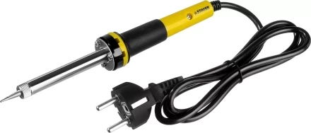 Набор STAYER &quot;PROFI&quot; для паяльных работ, паяльник 55300 + подставка + припой + жало сменное + шприц + насадка на жало + канифоль + кусачки, 60 Вт 55314-60-H8 купить в Челябинске