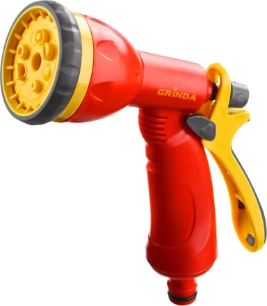 Распылитель GRINDA поливочный пластиковый, тип пистолетный, 8 позиционный 8-427370_z02 купить в Челябинске