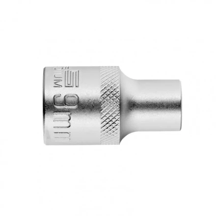 Головка торцевая 9 мм двенадцатигранная CrV под квадрат 1/2 хромированная Stels 13649 купить в Челябинске