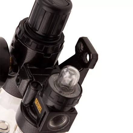 Блок подготовки воздуха регулятор-фильтр-лубрикатор FLR1500, 10 бар, 1500 л/мин, 1/4&quot; Denzel 57469 купить в Челябинске