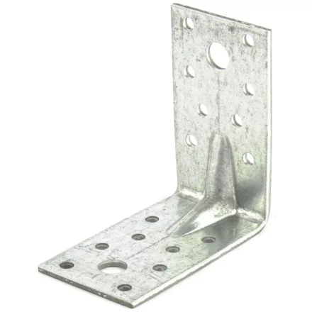 Крепежный уголок усиленный 2,5мм KUU 70x70x40 мм Россия Сибртех 464093 купить в Челябинске