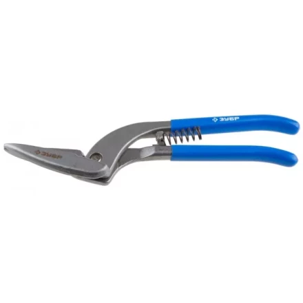 Ножницы по металлу цельнокованые ЗУБР &quot;ПЕЛИКАН&quot; 300мм, проходной рез, левые, твердость HRC 58-61 23013-30 купить в Челябинске